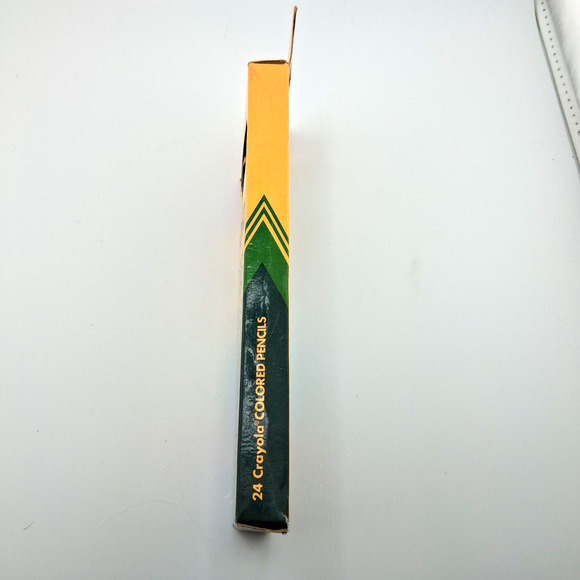 1992 Crayola Smooth Bright Colored Pencils 24 ct with 4 Hot Fluorescent Colors - Picture 7 of 12